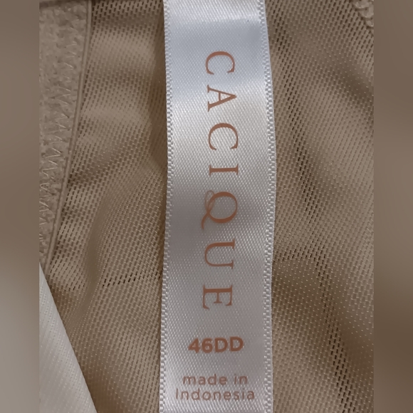 CACIQUE Bra Lace Covered UL FC Nude Sz46DD Women - Picture 9 of 10